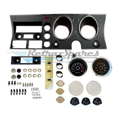 Dash Fascia Kit with 140MPH Speedo for FORD FALCON XY GS - Without Clock Dash Fascia Kit with 140MPH Speedo for FORD FALCON XY GS - Without Clock