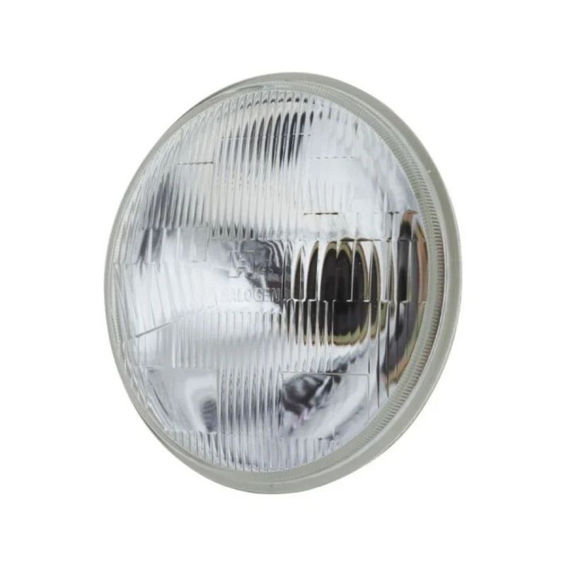 Semi Sealed Beam Round 7" 178MM H4 High Low Beam Headlamp - WITH PARKING LAMP APERTURE