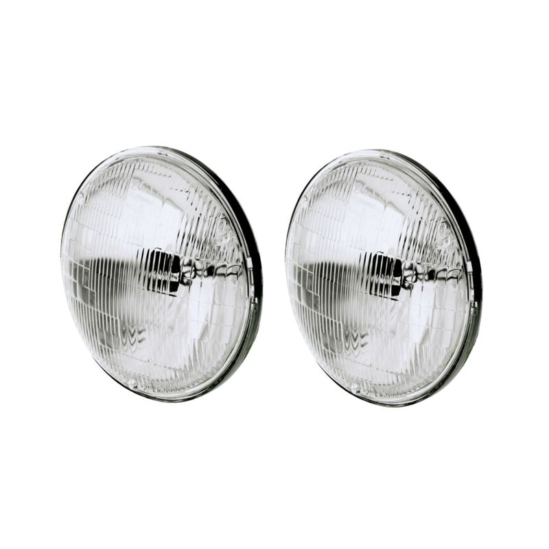 Sealed Beam 5 3/4 Sealed Beam 5 3/4" 146MM Diameter Round High Beam 2 Pin Incandescent 12 Volt 50W PAIR