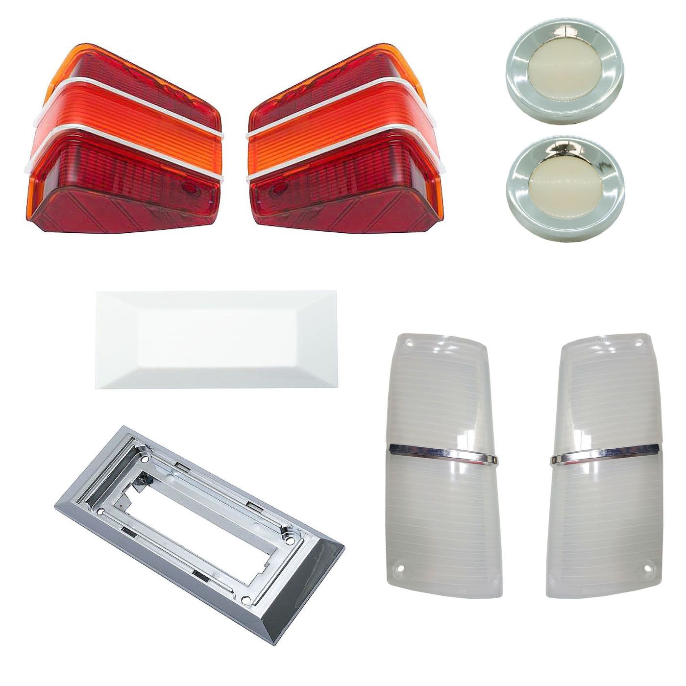 Indicator, Taillight, Pillar & Interior Lens Kit for FORD XW GT