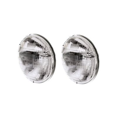 Sealed Beam 7 Sealed Beam 7" 178mm Diameter Round High/Low Beam 3 Pin Incandescent 12 Volt 50/75W PAIR - NO PARKING LAMP APERTURE
