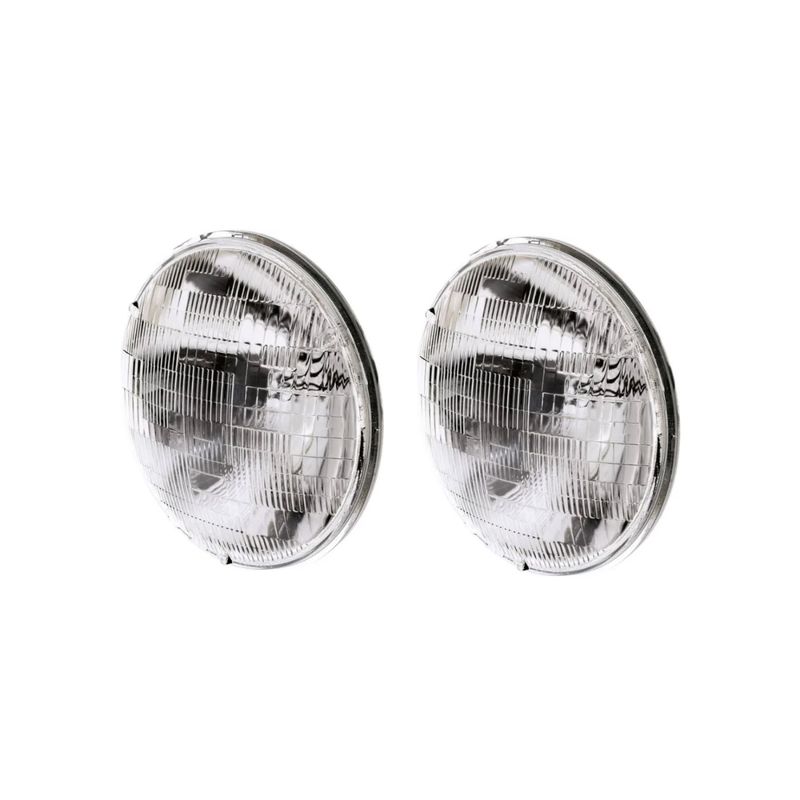 Sealed Beam 7 Sealed Beam 7" 178mm Diameter Round High/Low Beam 3 Pin Incandescent 12 Volt 50/75W PAIR - NO PARKING LAMP APERTURE