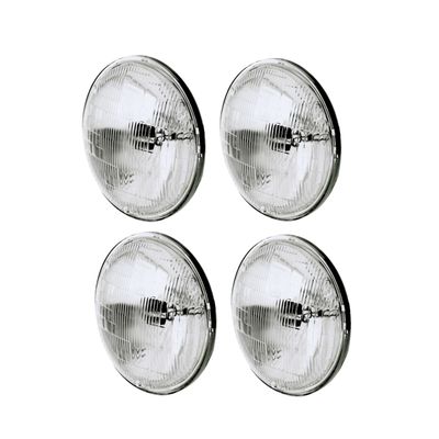 Sealed Beam 5 3/4 Sealed Beam 5 3/4" 146MM Diameter Round High/Low Beam Incandescent 12 Volt COMPLETE KIT