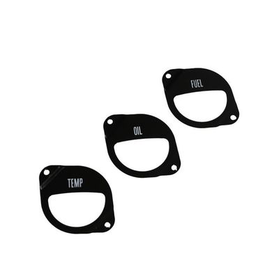 "Temp", "Oil", "Fuel" Gauge Face Plates for FORD XW XY