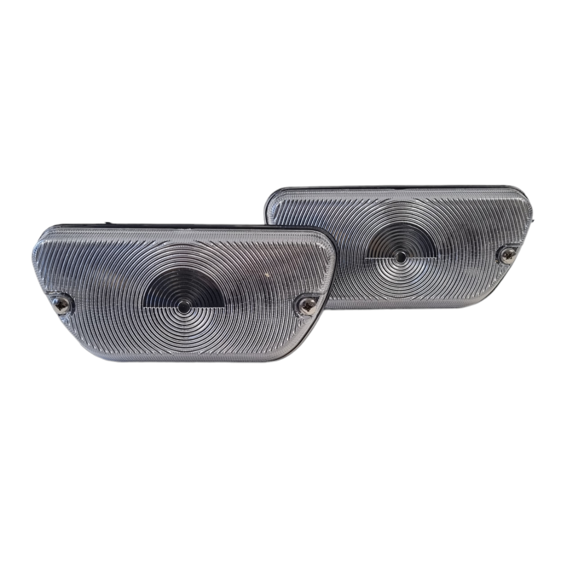 Front Indicator Assembly Clear Lens & Body, Left & Right For HOLDEN TORANA LH LX (PAIR) Front Indicator Assembly Clear Lens & Body, Left & Right For HOLDEN TORANA LH LX (PAIR)