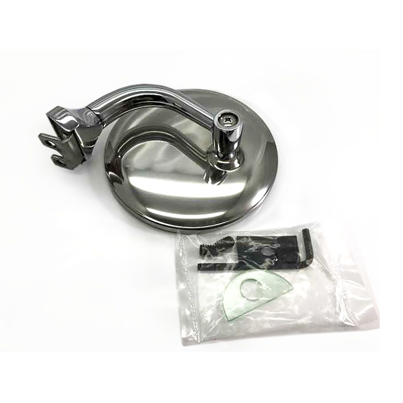 Classic 4โณ Round Peep Mirror with Bent Arm for HOLDEN FE FC FB EK EJ EH HD HR HK HT HG & FORD XK XL XM XP Classic 4โณ Round Peep Mirror with Bent Arm for HOLDEN FE FC FB EK EJ EH HD HR HK HT HG & FORD XK XL XM XP