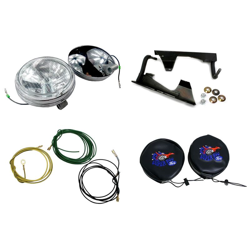 Driving Light Kit with Superoo Covers for FORD XW