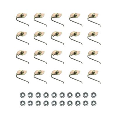 20pc Small Side Moulding Spring Tail Clips for HOLDEN EJ EH FE FC FB EK