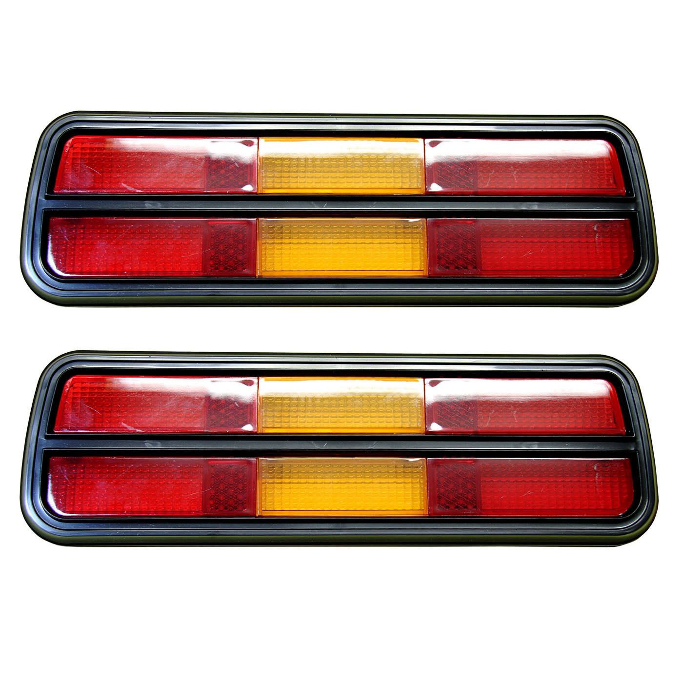 Rear Tail Lights Pair Black for FORD XA XB COUPE