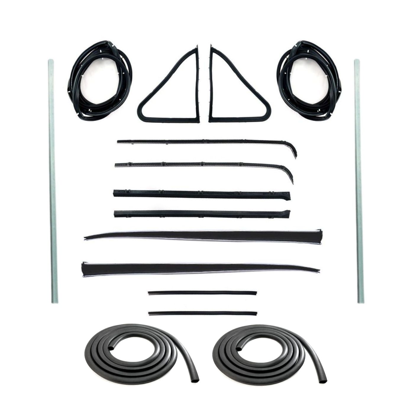 Front Door Seal Kit for HOLDEN EJ with STAINLESS STEEL BAILEY