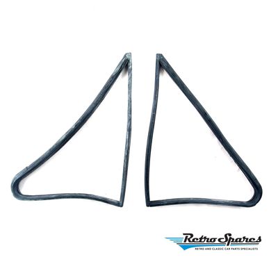 A Pair of Left & Right Rear Door Quarter Window Seals for HOLDEN HD HR A Pair of Left & Right Rear Door Quarter Window Seals for HOLDEN HD HR
