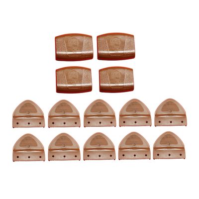 Seat Belt Plastic Covers & Tongues Kit in Saddle for FORD XW XY