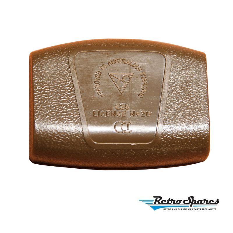 Brown Seat Belt Adjuster Cap Cover for FORD FALCON FAIRMONT GT GS XY Brown Seat Belt Adjuster Cap Cover for FORD FALCON FAIRMONT GT GS XY