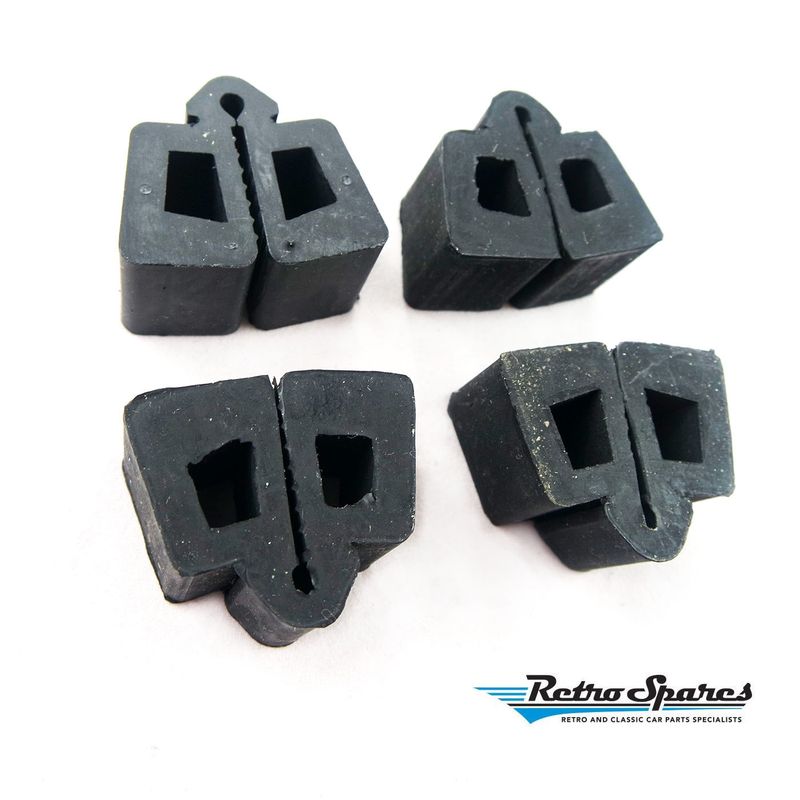 Side of Bonnet Bump Stop Rubbers 4pc for FORD FALCON XR XT XW XY Side of Bonnet Bump Stop Rubbers 4pc for FORD FALCON XR XT XW XY