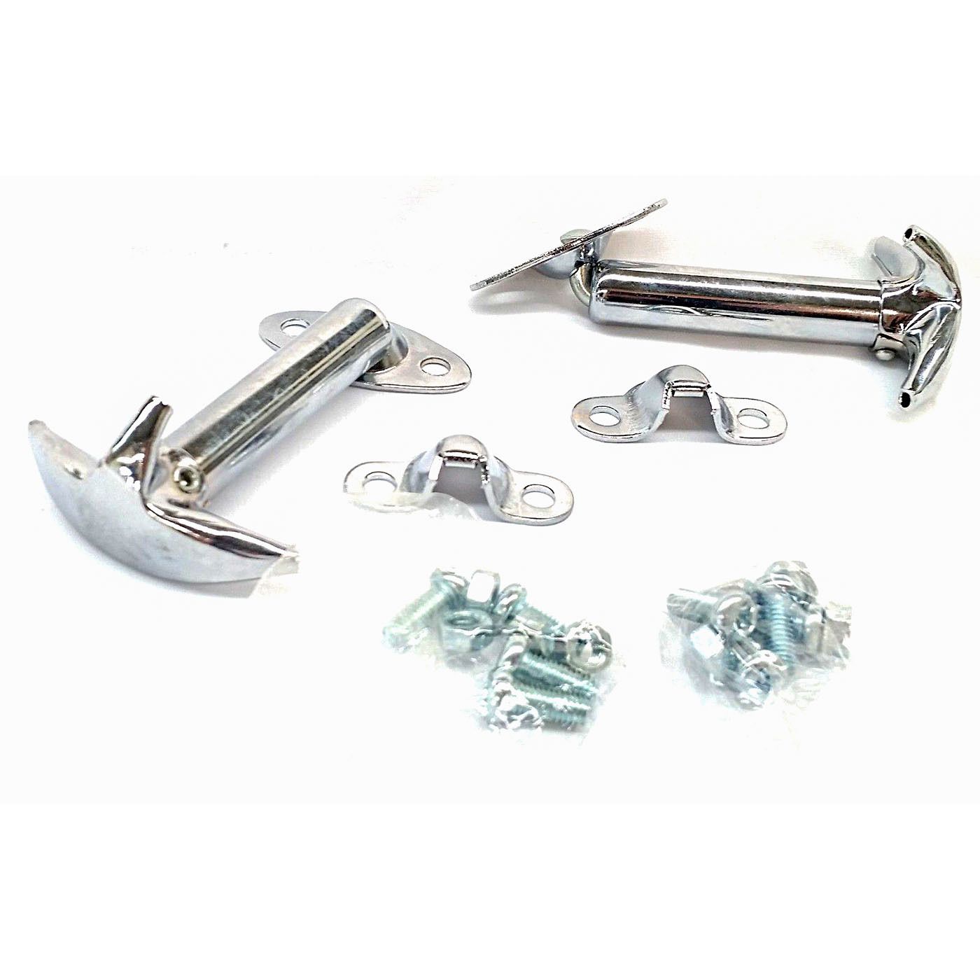 Hood Bonnet Catch Locks with Bent Pivot End for Many Models