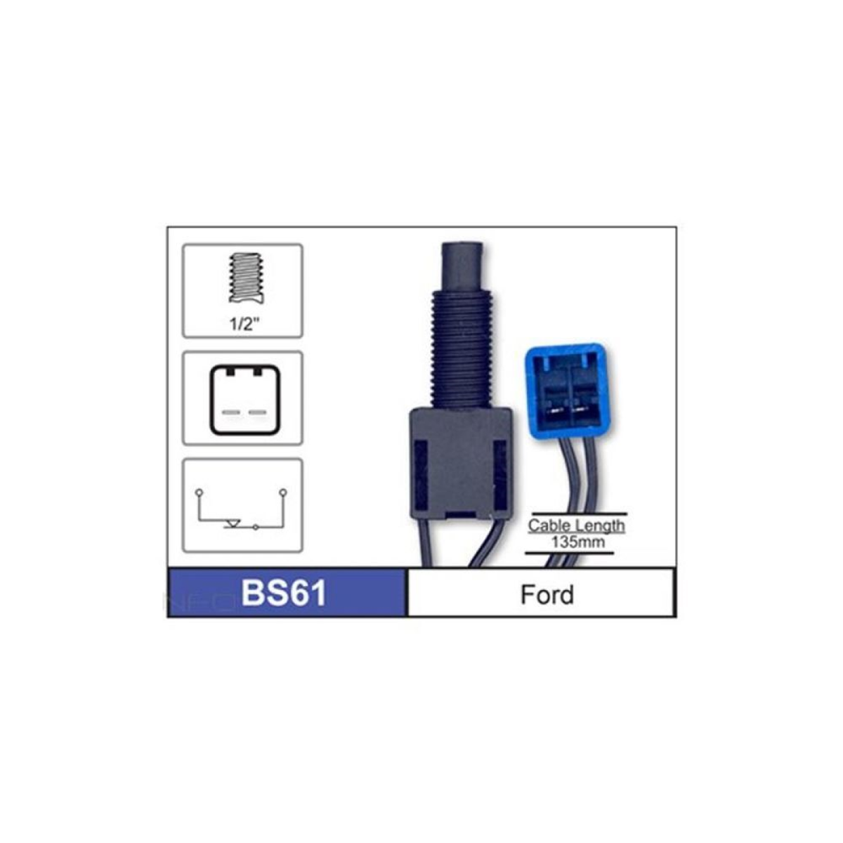 Brake Light Switch for FORD FALCON FAIRMONT XF, EA, EB, ED Brake Light Switch for FORD FALCON FAIRMONT XF, EA, EB, ED