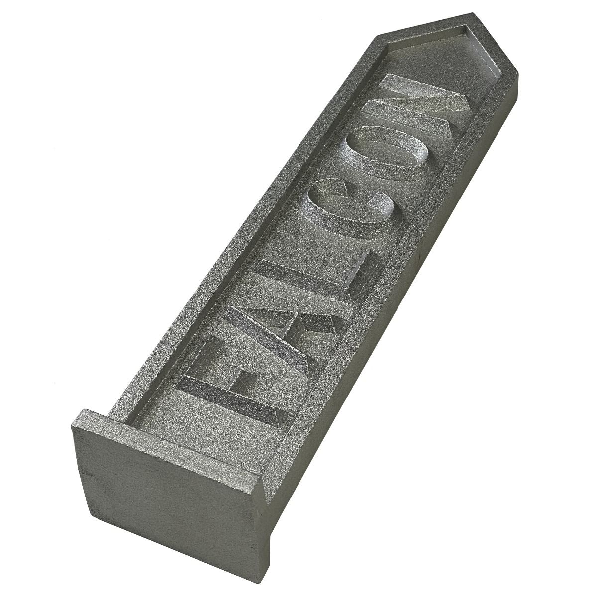 SOLID ALUMINIUM CAST STREET SIGN FOR FORD FALCON SOLID ALUMINIUM CAST STREET SIGN FOR FORD FALCON