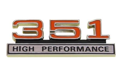 "351 High Performance" Console Badge for FORD XW XY GT