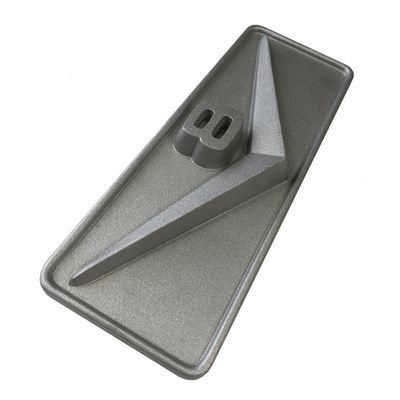 SOLID ALUMINIUM CAST V8 NUMBER PLATE SIGN