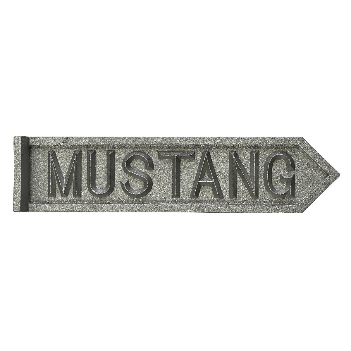 SOLID ALUMINIUM CAST STREET SIGN FOR FORD MUSTANG SOLID ALUMINIUM CAST STREET SIGN FOR FORD MUSTANG