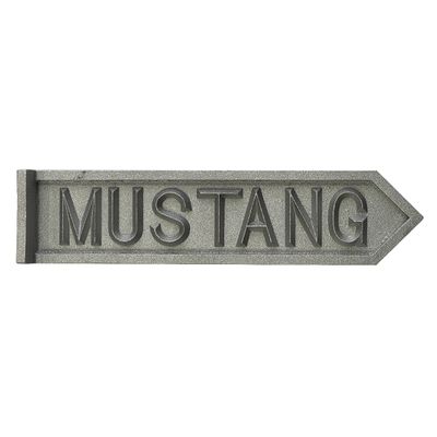 SOLID ALUMINIUM CAST STREET SIGN FOR FORD MUSTANG