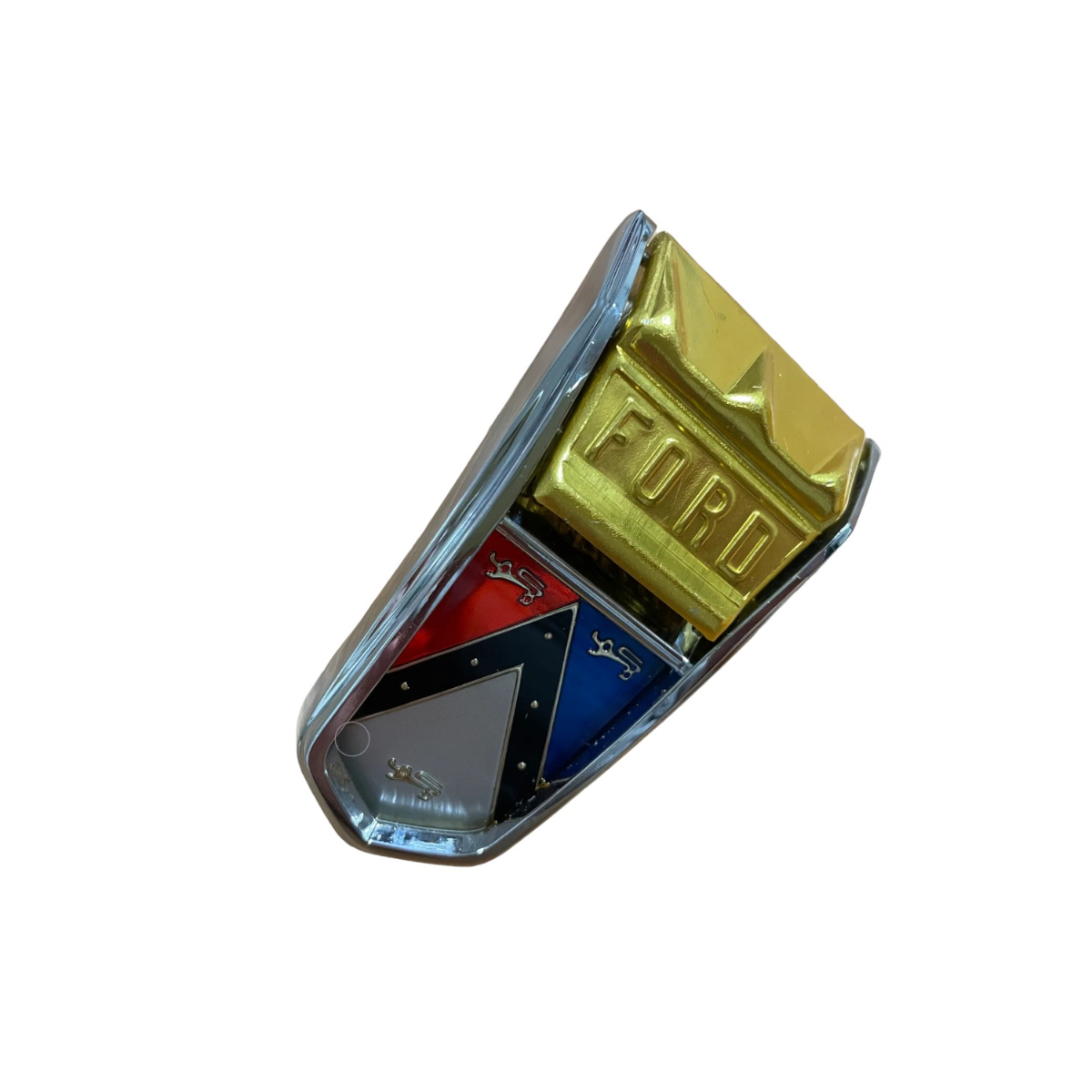 Boot Lock Bezel Emblem for FORD FALCON XL XM - Unpainted Flap