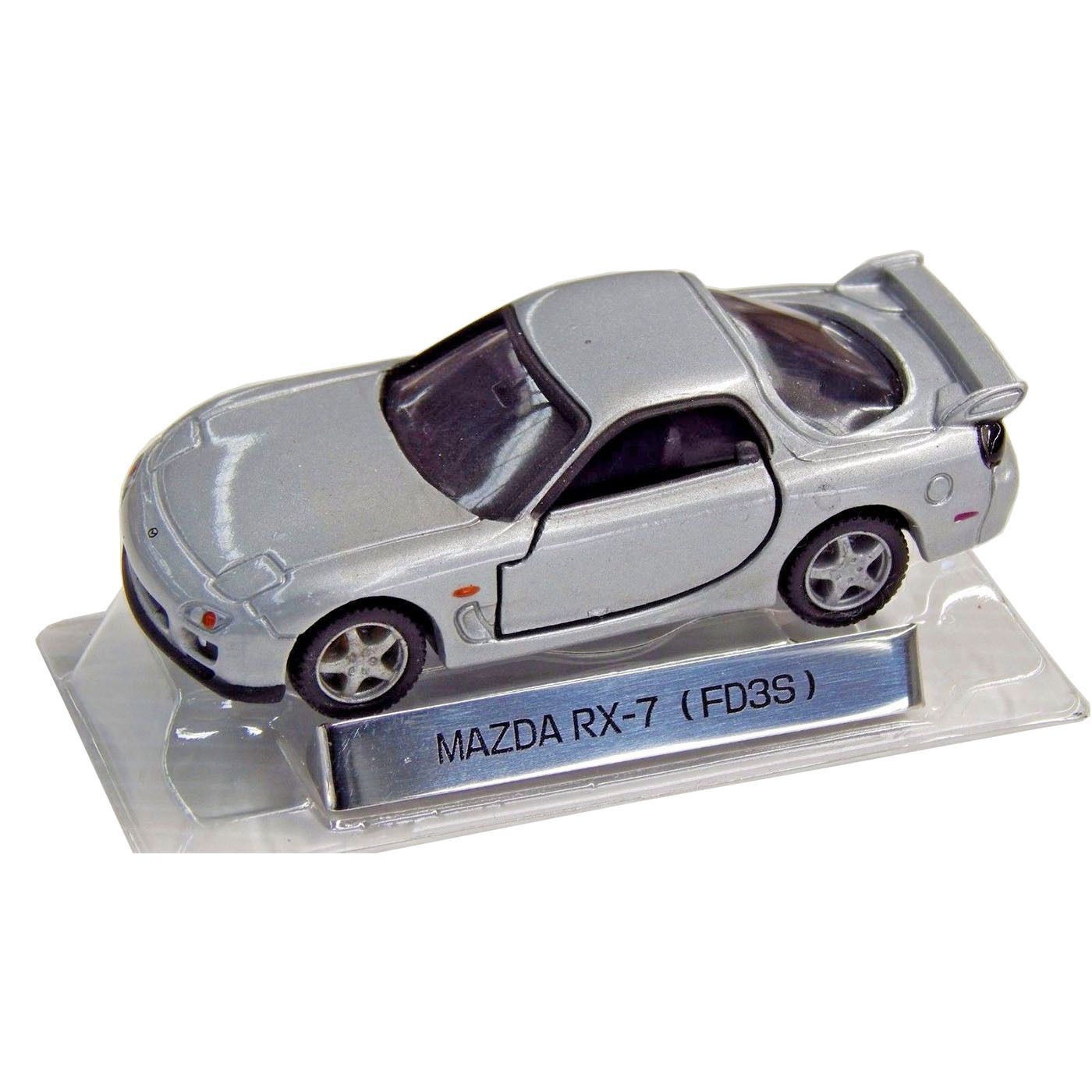 MAZDA RX7 RX-7 FD SERIES 6 S6 FD3S 1:59 SCALE MODEL DIE CAST SILVER