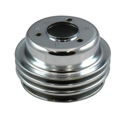 Pulley Crankshaft Triple Groove Chromed Steel Ford Windsor 289 1965-66