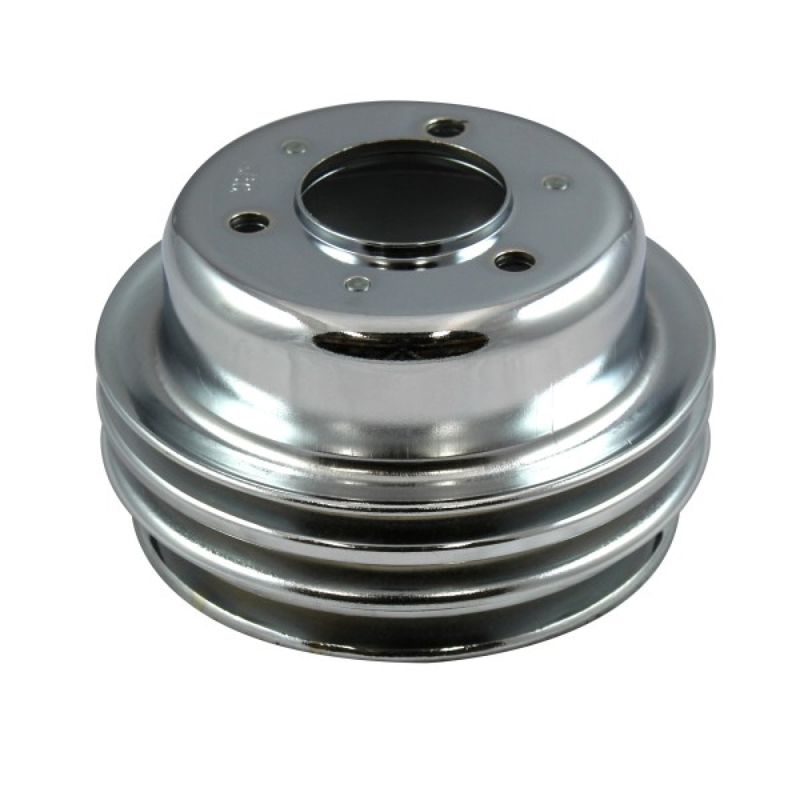 Pulley Crankshaft Triple Groove Chromed Steel Ford Windsor 289 1965-66
