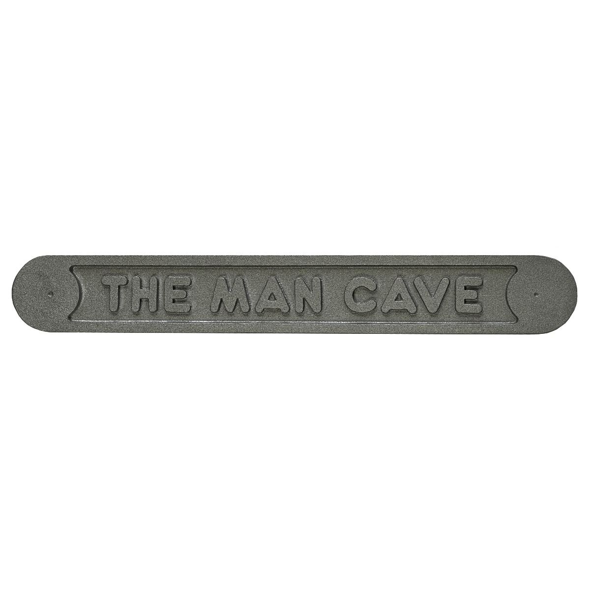 SOLID ALUMINIUM CAST SOLID ALUMINIUM CAST "THE MAN CAVE" SIGN
