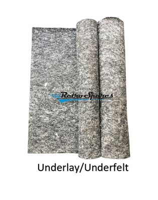 CAR CARPET UNDERLAY/UNDERFELT FULL SHEET 1.8M x 0.9M