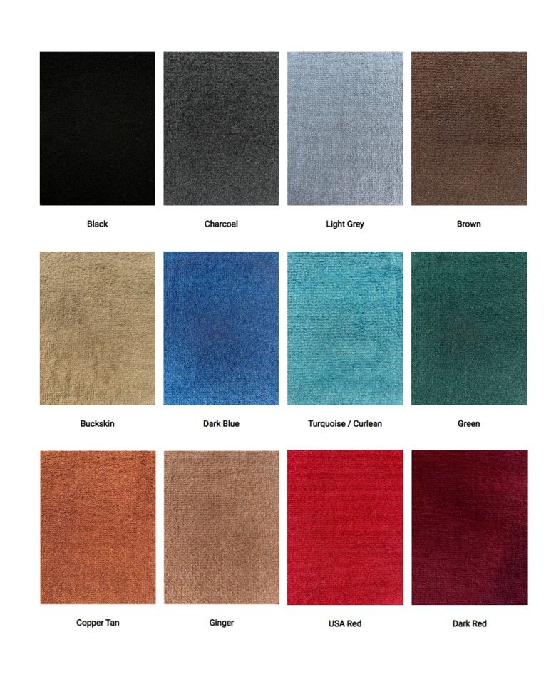 CARPET MATERIALS PER METRE CUT PLUSH LOOP PILE VARIOUS COLORS AVAILABLE