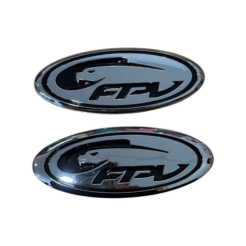 Chrome FPV Front Grille & Rear Boot Badges for FORD FG Series XR6 XR8 Sedan Ute Turbo Chrome FPV Front Grille & Rear Boot Badges for FORD FG Series XR6 XR8 Sedan Ute Turbo