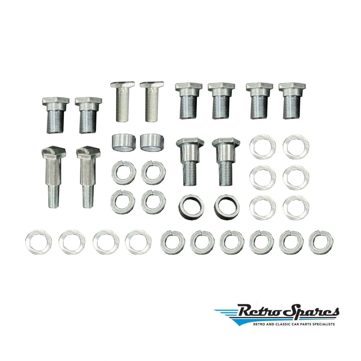 Front & Rear Seatbelt Bolts Kit for FORD XA XB Coupe
