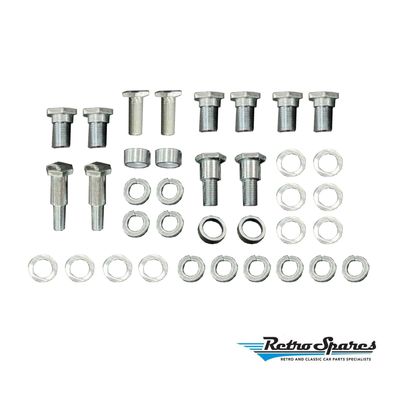 Front & Rear Seatbelt Bolts Kit for FORD XA XB Coupe