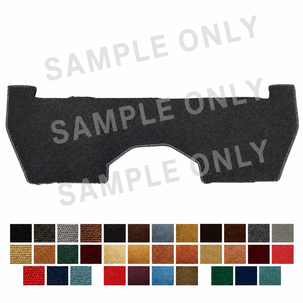 TAILLIGHT SECTION CARPET FOR MAZDA RX7 SERIES 1, 2, 3 TAILLIGHT SECTION CARPET FOR MAZDA RX7 SERIES 1, 2, 3