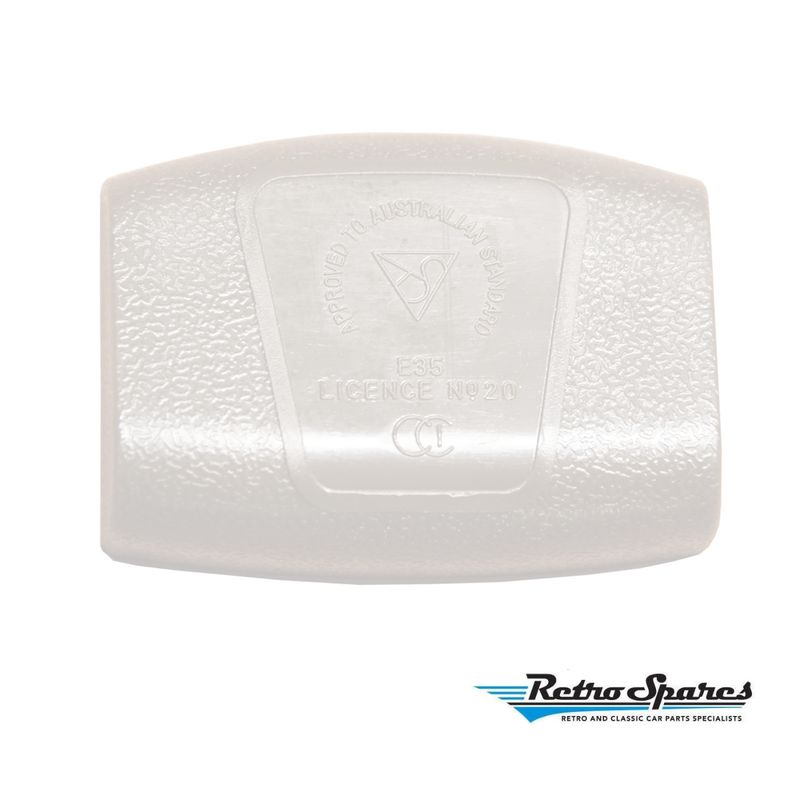 White Seat Belt Adjuster Cap Cover for FORD FALCON FAIRMONT GT GS XY White Seat Belt Adjuster Cap Cover for FORD FALCON FAIRMONT GT GS XY