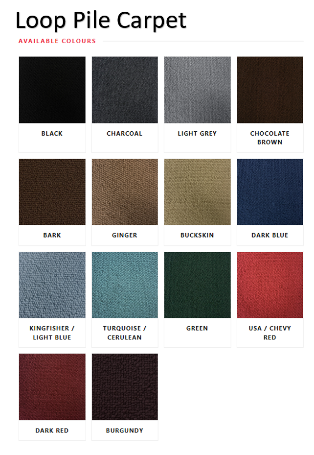 MOULDED CARPET FOR MAZDA 1300 WIDE BODY