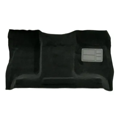 Front Carpet for Toyota Landcruiser HJ45 in Black Plush