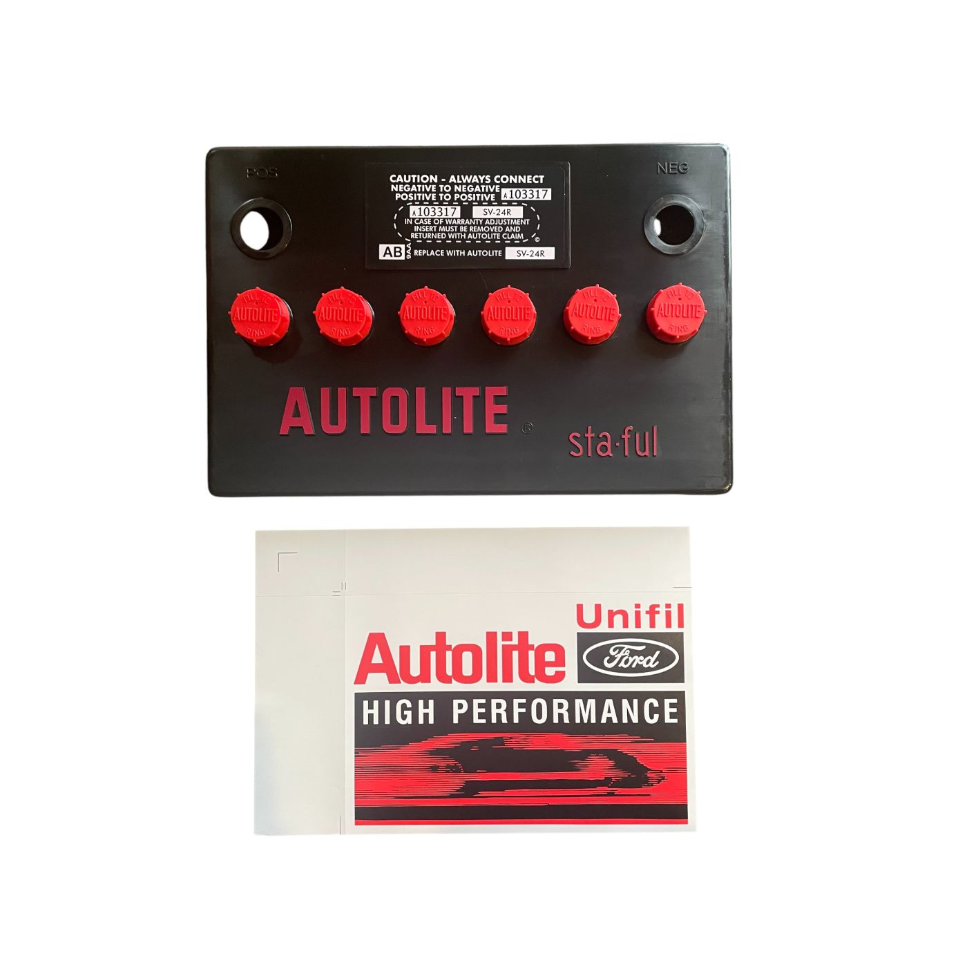 Autolite Battery Cover Top for FORD XW XY Autolite Battery Cover Top for FORD XW XY