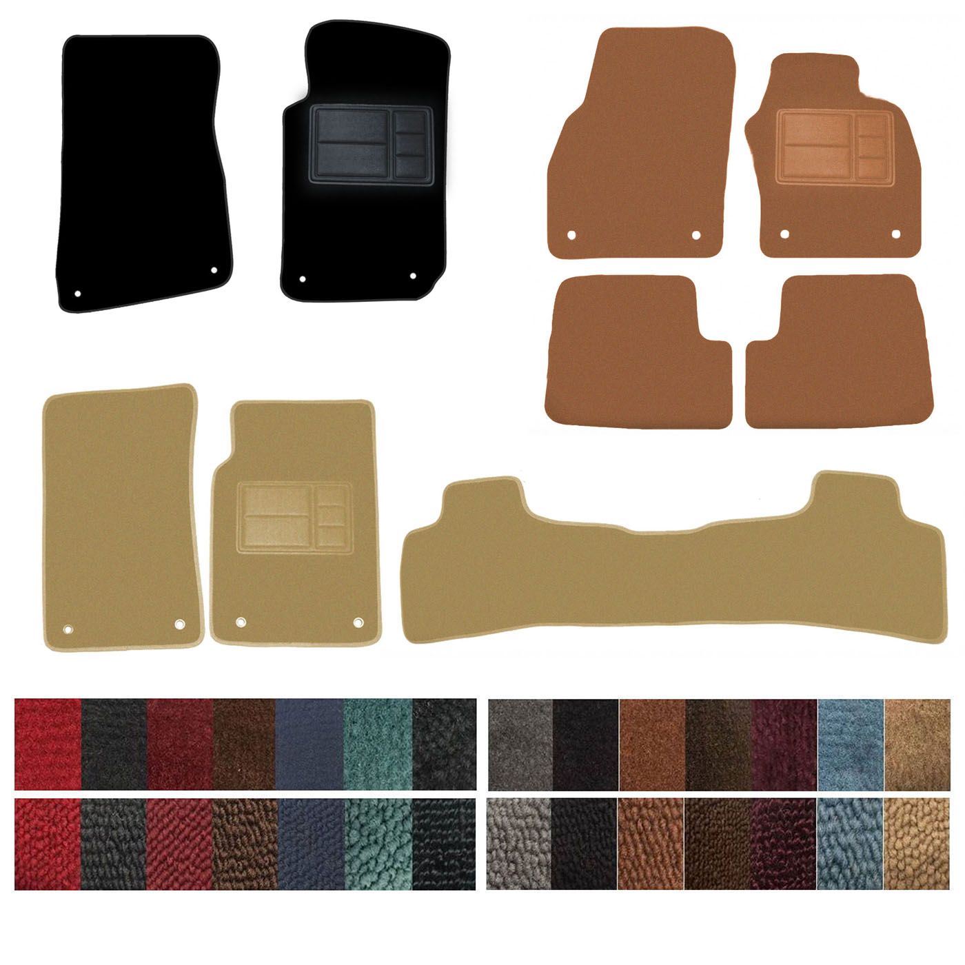 CARPET FLOOR MATS FOR GM PONTIAC CHEV BONNEVILLE (CONVERTIBLE) 3RD GEN 1961-1964