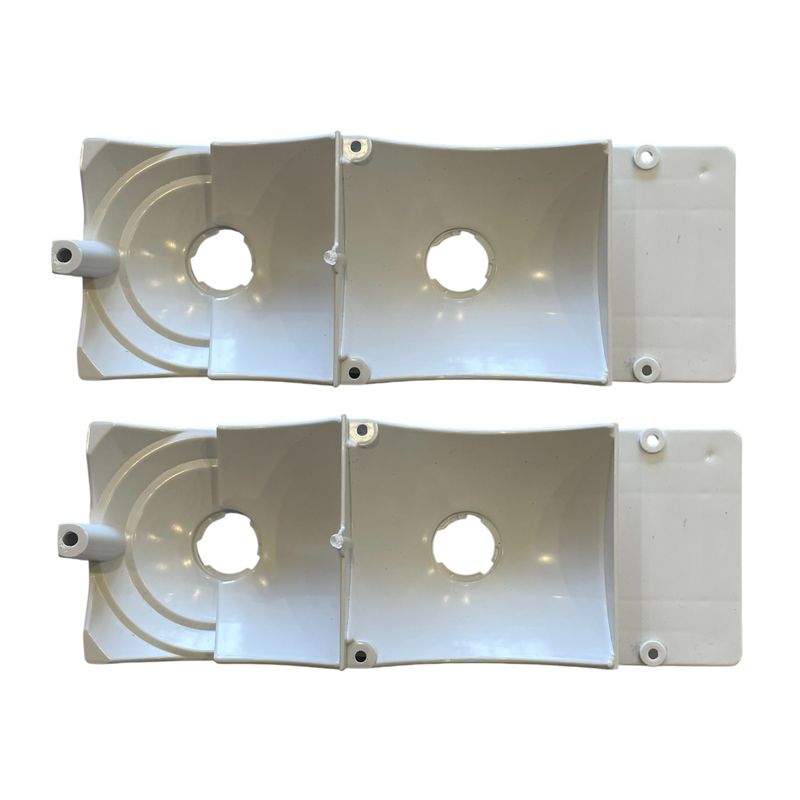 White Taillight Loom Harness Globe Inserts Pair for HOLDEN TORANA LH LX SLR/500G