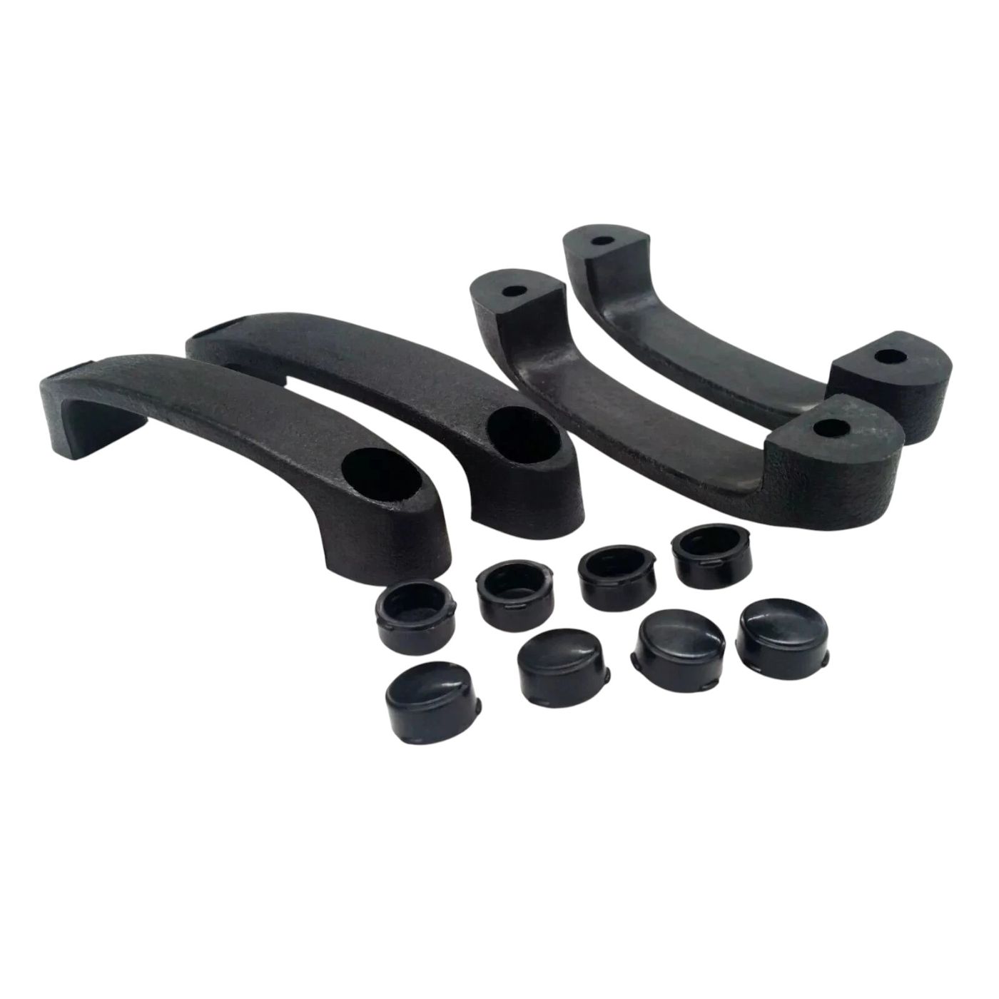 Black Interior Door Pull Handles & Plugs Set for NISSAN DATSUN B110 B120 Black Interior Door Pull Handles & Plugs Set for NISSAN DATSUN B110 B120