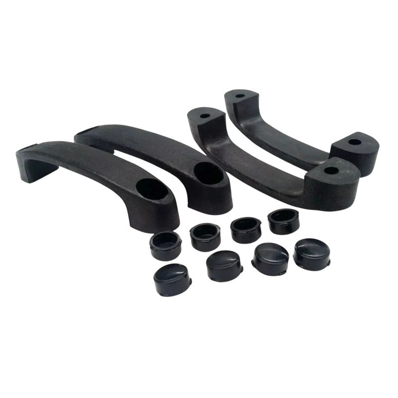 Black Interior Door Pull Handles & Plugs Set for NISSAN DATSUN B110 B120 Black Interior Door Pull Handles & Plugs Set for NISSAN DATSUN B110 B120