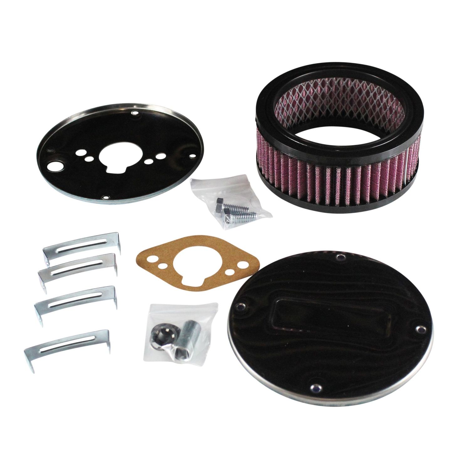 Chrome Air Filter/Air Cleaner 5-1/2" Wide x 55mm Tall CD150 Stromberg Zenith