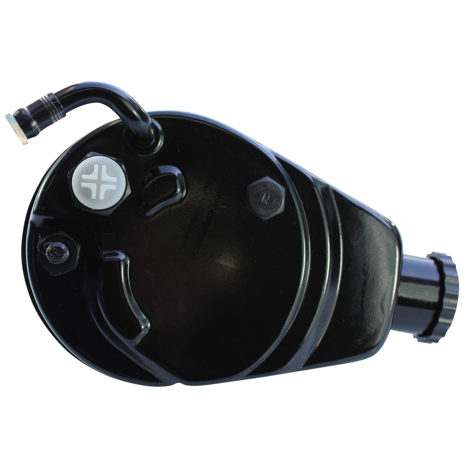 Power Steering Pump GM Saginaw Black Teardrop 5/8 Power Steering Pump GM Saginaw Black Teardrop 5/8" Shaft with Keyway