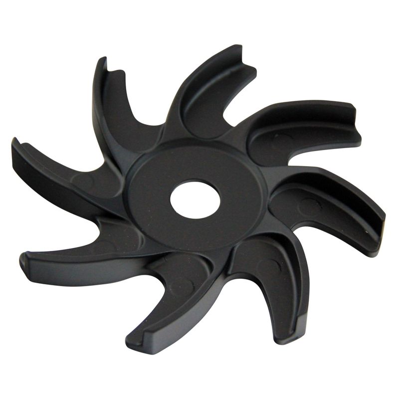 Alternator Fan Billet Satin Black Aluminium suits most Ford-GM Alternators