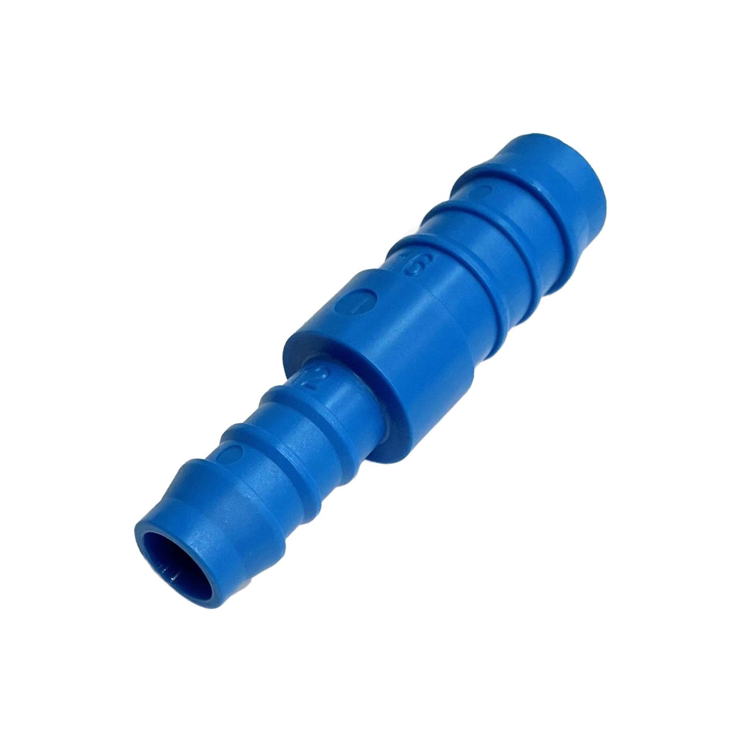 Nylon Plastic Straight Reducing Joiner 5/8 Nylon Plastic Straight Reducing Joiner 5/8" (15.9mm) to 1/2" (12.7mm) Hose Tube End