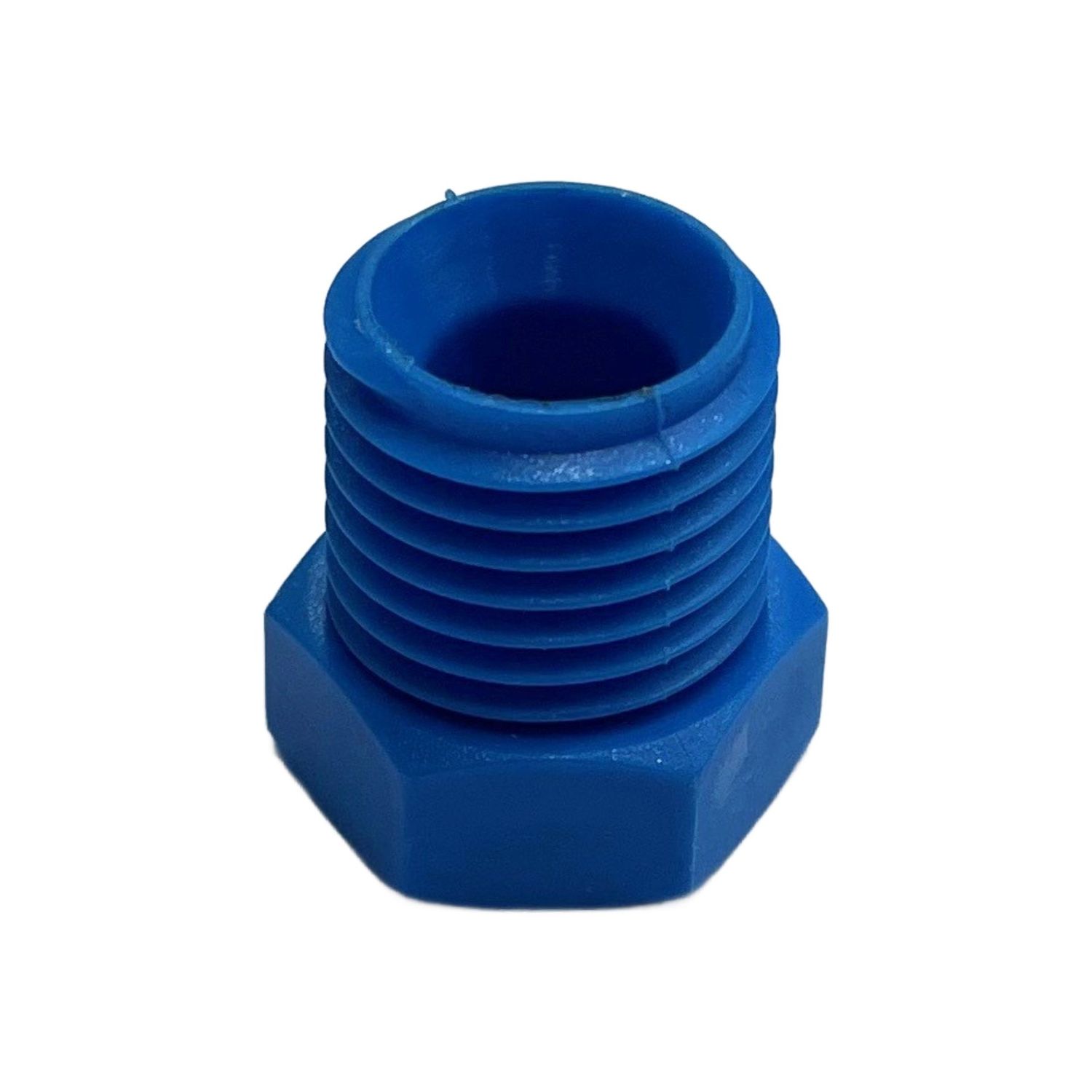 Nylon Plastic External Hex Plug 1/4" (13.2mm) Male BSP Thread
