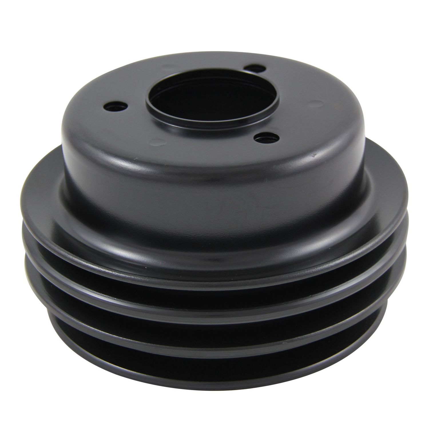 Pulley Crankshaft Triple Groove Black Steel Ford Windsor 289 1965-66